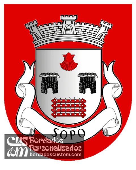 Emblema Bordado Freguesia de Sopo (Vila Nova de Cerveira, Viana do Castelo)