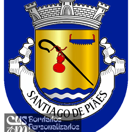 Emblema Bordado Freguesia de Santiago de Piães (Cinfães, Viseu) 1