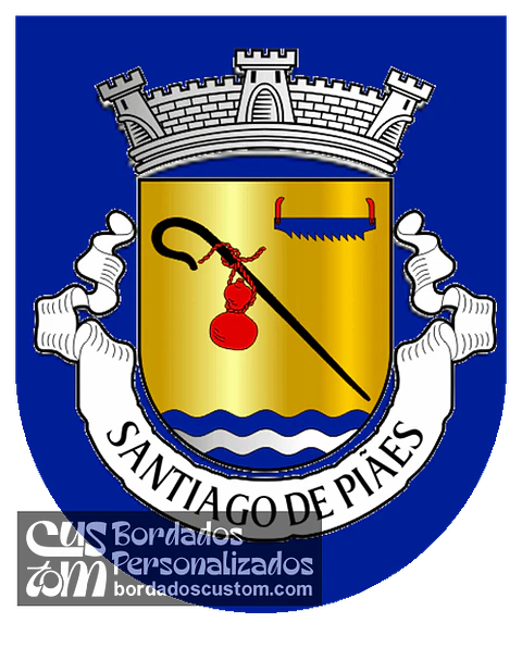 Emblema Bordado Freguesia de Santiago de Piães (Cinfães, Viseu)