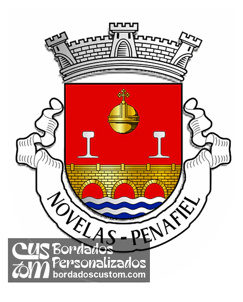 Emblema Bordado Antiga Freguesia de Novelas (Penafiel, Porto)