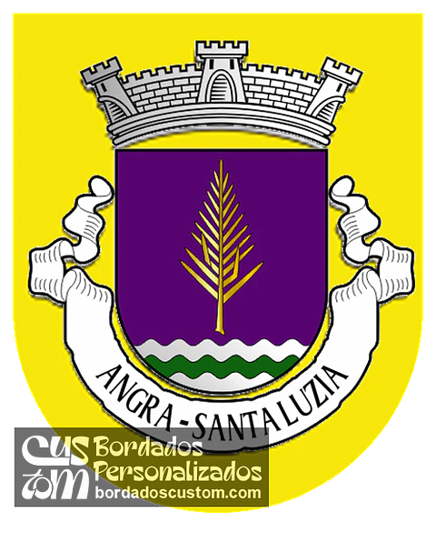 Emblema Bordado Freguesia de Angra (Santa Luzia) (Angra do Heroísmo, Açores)