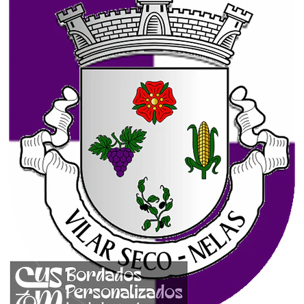 Emblema Bordado Freguesia de Vilar Seco (Nelas, Viseu) 1