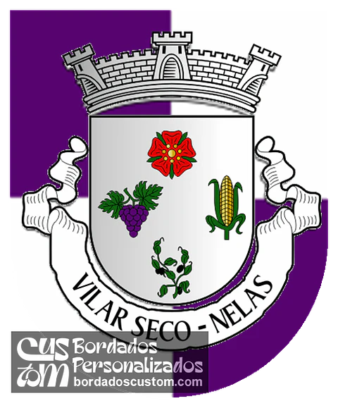 Emblema Bordado Freguesia de Vilar Seco (Nelas, Viseu)