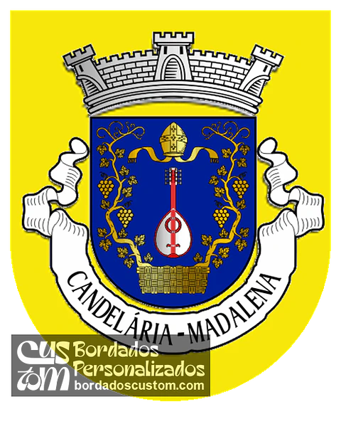 Emblema Bordado Freguesia de Candelária (Madalena, Açores)