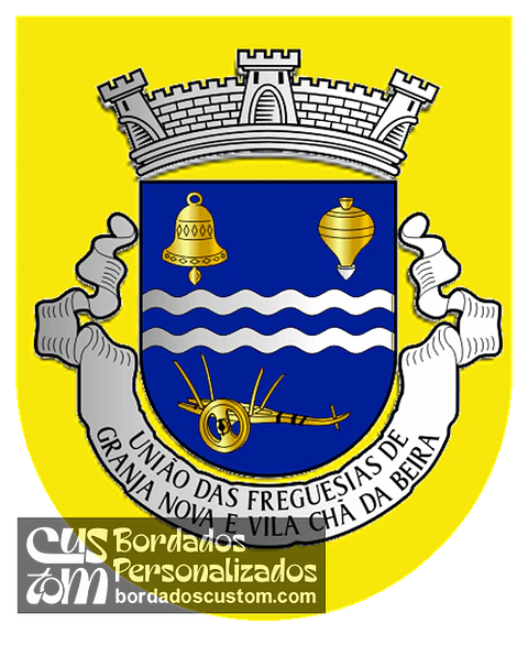 Emblema Bordado Freguesia de Granja Nova e Vila Chã da Beira (Tarouca, Viseu)