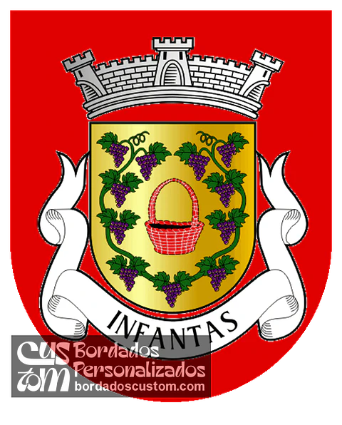 Emblema Bordado Freguesia de Infantas (Guimarães, Braga)