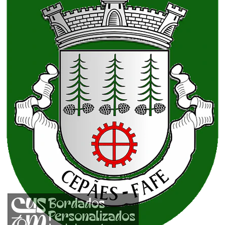 Emblema Bordado Antiga Freguesia de Cepães (Fafe, Braga) 1