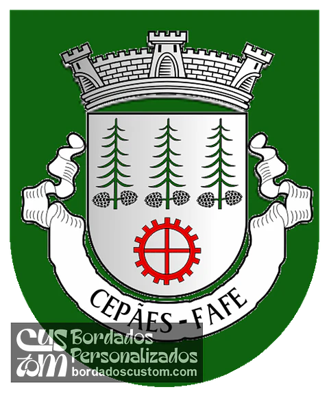 Emblema Bordado Antiga Freguesia de Cepães (Fafe, Braga)