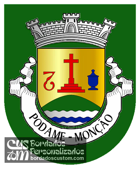 Emblema Bordado Freguesia de Podame (Monção, Viana do Castelo)