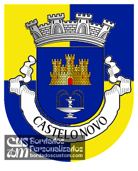 Emblema Bordado Freguesia de Castelo Novo (Fundão, Castelo Branco)