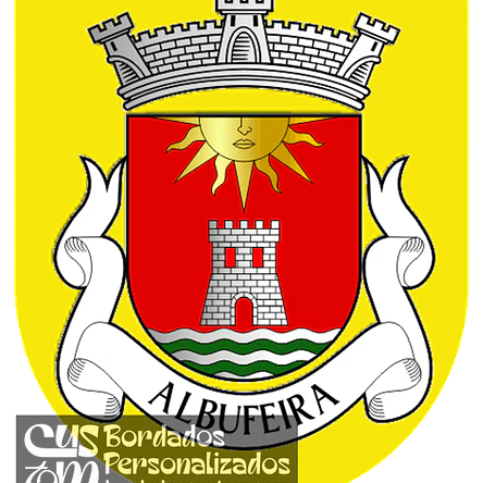 Emblema Bordado Antiga Freguesia de Albufeira (Albufeira, Faro) 1