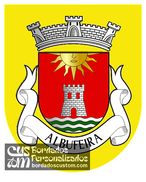 Emblema Bordado Antiga Freguesia de Albufeira (Albufeira, Faro)