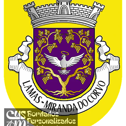Emblema Bordado Freguesia de Lamas (Miranda do Corvo, Coimbra) 1