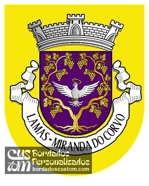 Emblema Bordado Freguesia de Lamas (Miranda do Corvo, Coimbra)