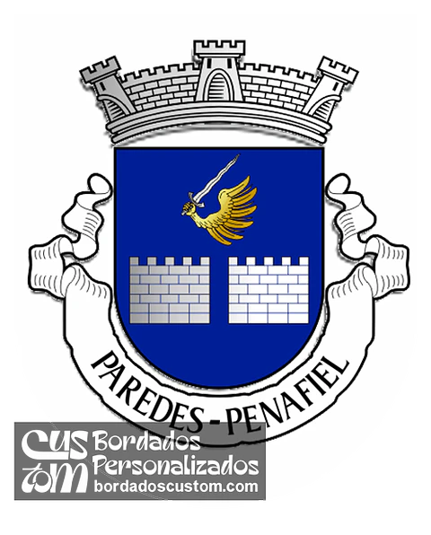 Emblema Bordado Antiga Freguesia de Paredes (Penafiel, Porto)