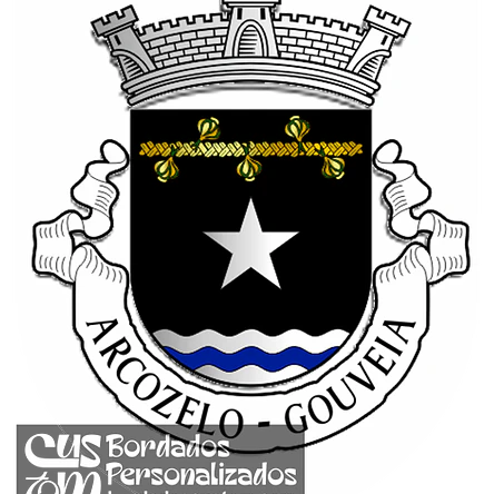 Emblema Bordado Freguesia de Arcozelo (Gouveia, Guarda) 1