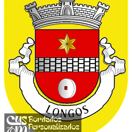 Emblema Bordado Freguesia de Longos (Guimarães, Braga) 1