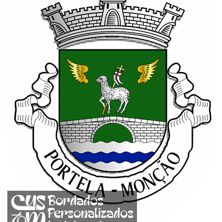 Emblema Bordado Freguesia de Portela (Monção, Viana do Castelo) 1