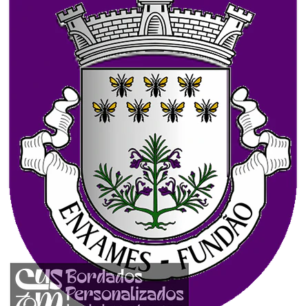 Emblema Bordado Freguesia de Enxames (Fundão, Castelo Branco) 1