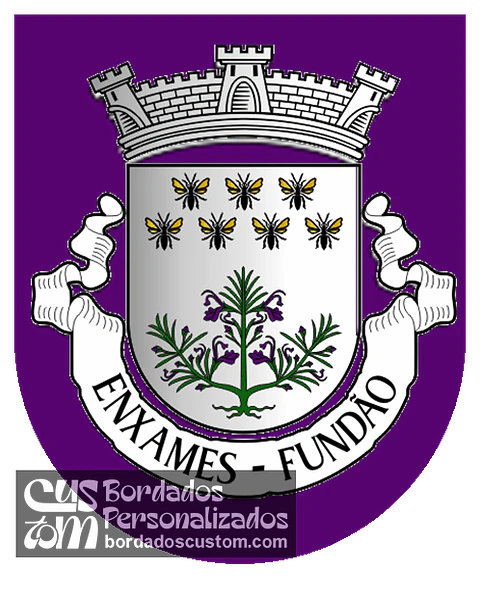 Emblema Bordado Freguesia de Enxames (Fundão, Castelo Branco)