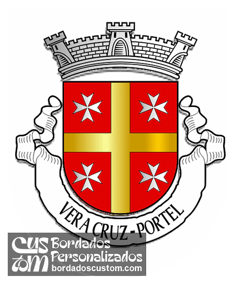 Emblema Bordado Freguesia de Vera Cruz (Portel, Évora)