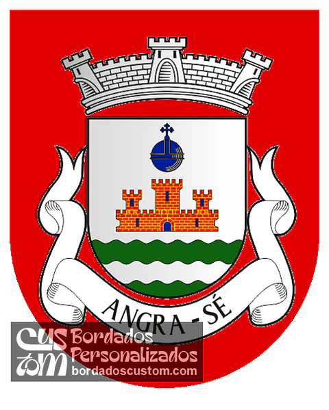 Emblema Bordado Freguesia de Angra (Sé) (Angra do Heroísmo, Açores)