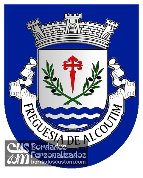 Emblema Bordado Antiga Freguesia de Alcoutim (Albufeira, Faro)