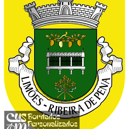 Emblema Bordado Antiga Freguesia de Limões (Ribeira de Pena, Vila Real) 1