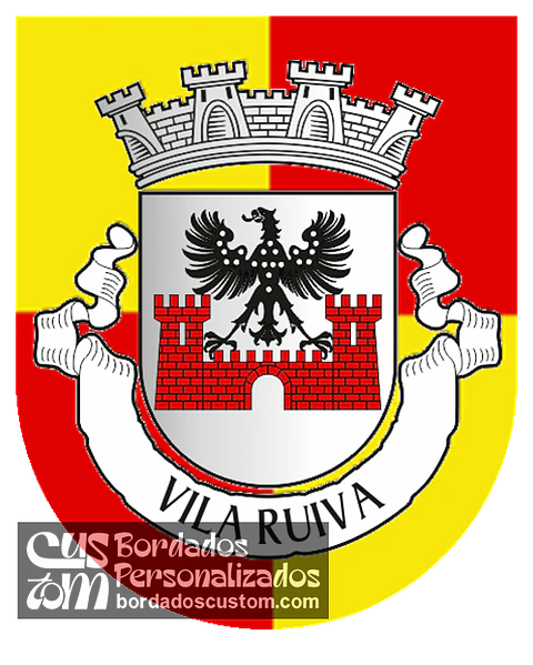 Emblema Bordado Freguesia de Vila Ruiva (Cuba, Beja)