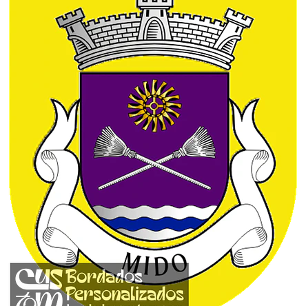 Emblema Bordado Antiga Freguesia de Mido (Almeida, Guarda) 1