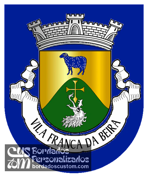 Emblema Bordado Antiga Freguesia de Vila Franca da Beira (Oliveira do Hospital, Coimbra)