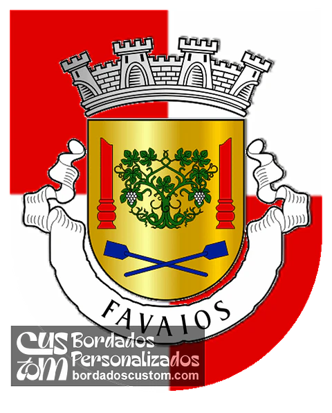 Emblema Bordado Freguesia de Favaios (Alijó, Vila Real)