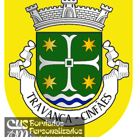 Emblema Bordado Freguesia de Travanca (Cinfães, Viseu) 1