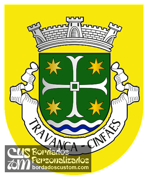 Emblema Bordado Freguesia de Travanca (Cinfães, Viseu)