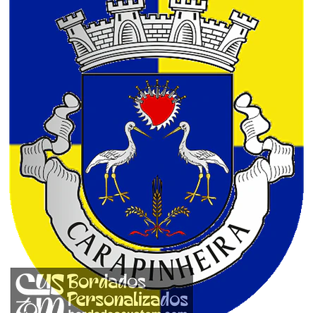 Emblema Bordado Freguesia de Carapinheira (Montemor-o-Velho, Coimbra) 1