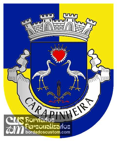 Emblema Bordado Freguesia de Carapinheira (Montemor-o-Velho, Coimbra)