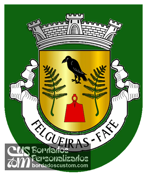 Emblema Bordado Antiga Freguesia de Felgueiras (Fafe, Braga)