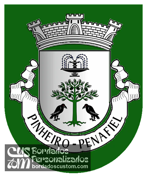 Emblema Bordado Antiga Freguesia de Pinheiro (Penafiel, Porto)