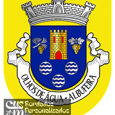 Emblema Bordado Antiga Freguesia de Olhos de Água (Albufeira, Faro) 1