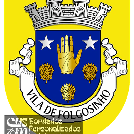 Emblema Bordado Freguesia de Folgosinho (Gouveia, Guarda) 1