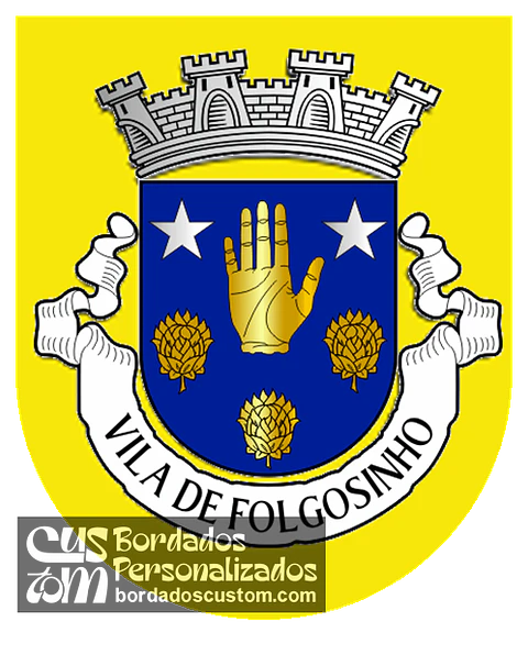 Emblema Bordado Freguesia de Folgosinho (Gouveia, Guarda)