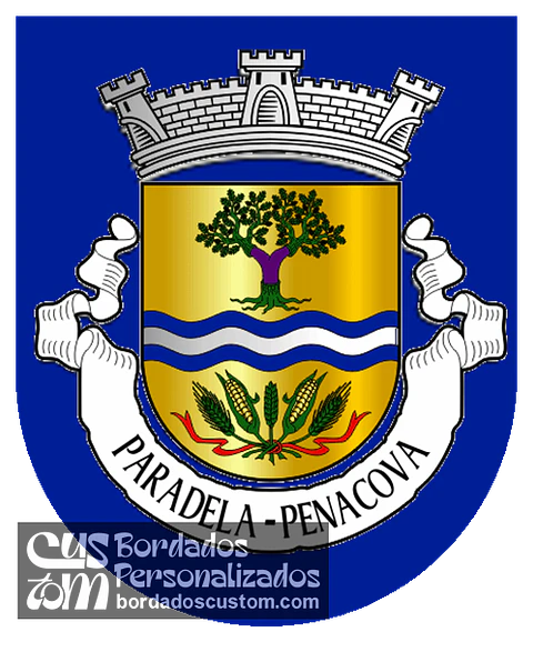 Emblema Bordado Antiga Freguesia de Paradela (Penacova, Coimbra)