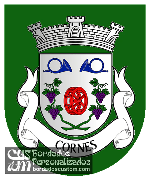 Emblema Bordado Freguesia de Cornes (Vila Nova de Cerveira, Viana do Castelo)