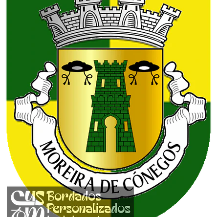 Emblema Bordado Freguesia de Moreira de Cónegos (Guimarães, Braga) 1