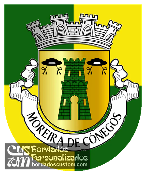 Emblema Bordado Freguesia de Moreira de Cónegos (Guimarães, Braga)