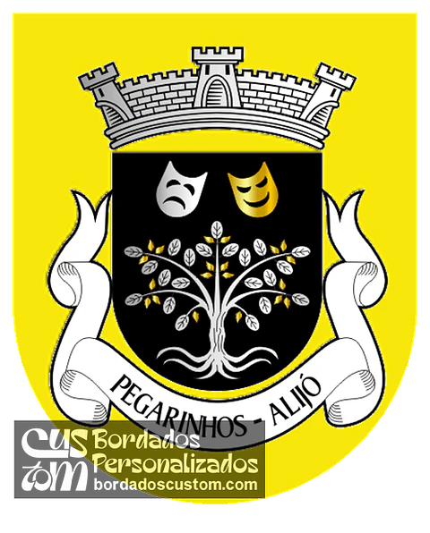 Emblema Bordado Freguesia de Pegarinhos (Alijó, Vila Real)
