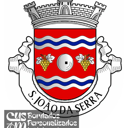Emblema Bordado Freguesia de São João da Serra (Oliveira de Frades, Viseu) 1