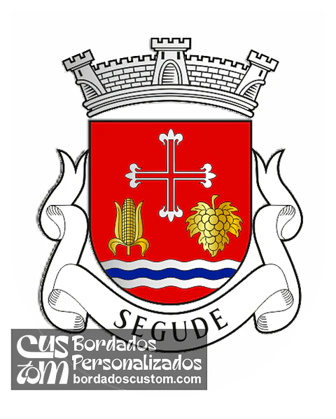 Emblema Bordado Freguesia de Segude (Monção, Viana do Castelo)