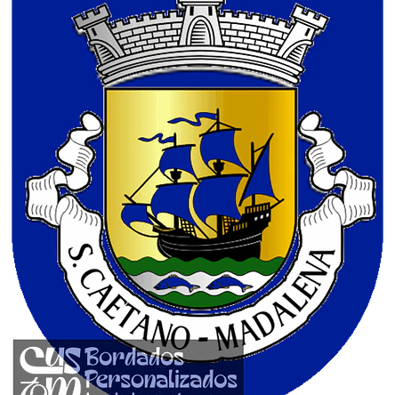 Emblema Bordado Freguesia de São Caetano (Madalena, Açores) 1