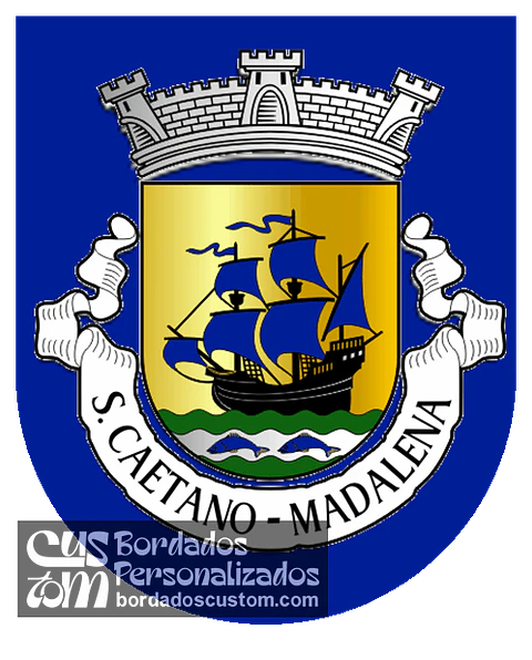 Emblema Bordado Freguesia de São Caetano (Madalena, Açores)